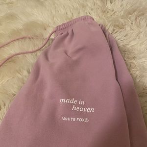 White Fox Boutique Sweatpants